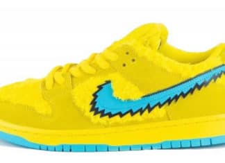 Nike SB Dunk Low ‘Grateful Dead’ Opty Yellow Nike SB dunk low "grateful §Dead"