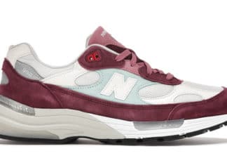 New Balance 992 Kith Kithmas Burgundy White New Balance 992 Kith Kithmas Burgundy White